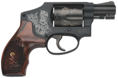 Smith & Wesson 442 .38 Special 5-Shot 1.87" Revolver in Matte Black (Machine Engraved) - 150785