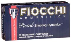 Fiocchi Ammunition .380 ACP Full Metal Jacket, 95 Grain (50 Rounds) - 380APUS