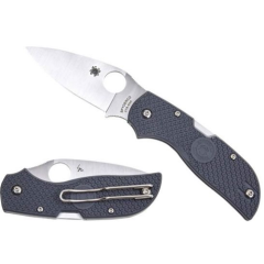 Chaparral Lightweight C152PGY, 2.8 in CTS XHP Plain Blade, Gray FRN Handle