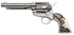 Taylors & Co 1873 .357 Magnum 6-Shot 5.5" Revolver in Stainless Steel (Cattleman) - OG1407