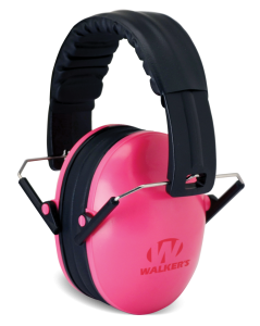 Walkers Game Ear GWPFKDMPK Passive Baby & Kids Folding Earmuff 23 dB Pink