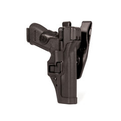 Blackhawk Level 3 Serpa Right-Hand Belt Holster for Smith & Wesson M&P in Matte Black (4") - 44H125BK-R