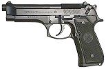 Beretta 92FS 9mm 10+1 4.9" Pistol in Matte Black (Ambidextrous Safety) - J92F300