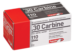 .30 Carbine Full Metal Jacket, 110 Grain (50 Rounds) - 1E302110