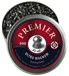 Crosman LDP22 Premier Pellets Domed .22 Silver 500 Count
