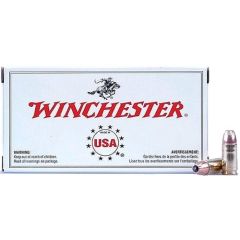Winchester 9mm Full Metal Jacket, 124 Grain (50 Rounds) - USA9MM