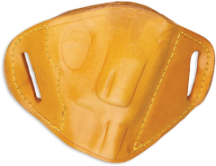 Bulldog MLTM Belt Slide Medium Automatic Handgun Holster Right Hand Leather Tan - MLTM