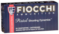 Fiocchi Ammunition .357 Sig Sauer Full Metal Jacket, 124 Grain (50 Rounds) - 357SIGAP