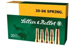 Magtech Ammunition Hunting Soft Point Cut-Through Edge .30-06 Springfield SPCE (Soft Point Cut-through Edge), 150 Grain (20 Rounds) - SB3006C