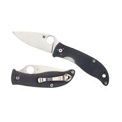 Spyderco C220GPGY Polestar Folder 3.3" CTS BD1 Stainless Steel Spear Point G10 Gray