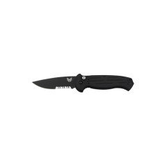 Benchmade AFO II Automatic Folding Knife, 3.56" Drop-point Blade (6061 T-6 Aluminum Handle) - 9051SBK