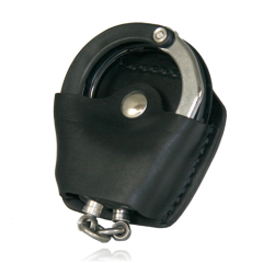 Boston Leather Quick Release Handcuff Case in Plain - 5531-1