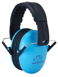 Walkers Game Ear GWPFKDMBL Passive Baby & Kids Folding Earmuff 23 dB Blue