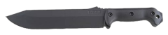 Ka-Bar Knives Becker Fixed Knife, 9.25" Clip-point 1095 Cro-Van Black Plain Blade (Fiberglass Reinforced Nylon Black Handle) - BK9