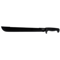 SOG SOGfari Machete in Black Powder Coat (18" Blade/Black Kraton Handle) - MC02-N