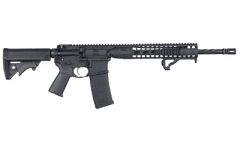 LWRC Direct Impingement Rifle, Semi-automatic Rifle, 223 Rem/556nato, 16.1" Cold Hammer Forged Spiral Fluted Barrel, 1:7 Twist, Black Finish, Lwrci Compact Stock, Magpul Moe+ Grip, 10rd, Lwrci Modular Free Float Rail, Lwrci Monoforge Upper Receiver, Calif