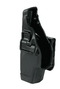 Blackhawk Serpa Level 2 Right-Hand Belt Holster for Glock 17, 19, 22, 23, 31, 32 in Black - 44H000BKR