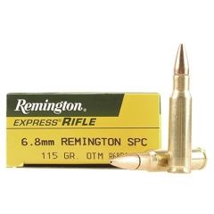 Remington Premier MatchKing 6.8 SPC Boat Tail Hollow Point, 115 Grain (20 Rounds) - RM68R1