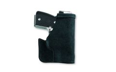 Galco International Pocket Protector Right-Hand Pocket  Holster for Smith & Wesson M&P Shield in Black Suede Steerhide Center Cut - PRO652B