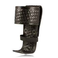 Boston Leather Deluxe Adjustable Radio Holder in Black Ballistic Weave - 54875