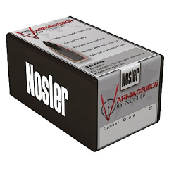 Nosler Bullets Varmageddon Varmint .22 Hornet Flat Base Tip, 35 Grain (50 Rounds) - 41132