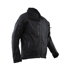 Tru Spec 24-7 LE Softshell Men's Full Zip Jacket in Black - Medium