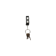 Boston Leather Belt Keep/Key Ring Combination in Plain - 5435-1