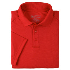 5.11 Tactical Performance Men's Short Sleeve Polo in Range Red - Small