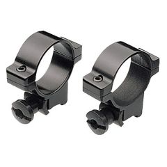 Burris High Deluxe Steel Rings w/Matte Black Finish 420076