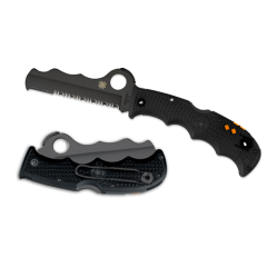 Spyderco Assist Manual Folding Knife, 3.69" sheepsfoot Blade - C79PSBBK