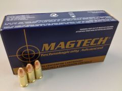 Magtech Ammunition Sport 9mm Full Metal Jacket, 124 Grain (50 Rounds) - 9B