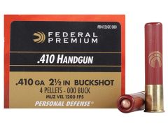 Federal Cartridge Premium Personal Defense .410 Gauge (2.5") 4 Shot Lead (20-Rounds) - PD412JGE2