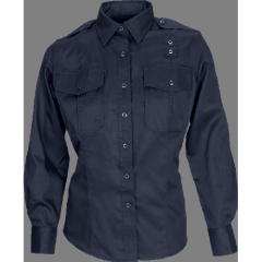 5.11 Tactical PDU Class B Women's Long Sleeve Uniform Shirt in Midnight Navy - Small