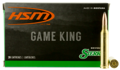 HSM Hunting Shack Game King 7mm Remington Magnum Spitzer Boat Tail, 160 Grain (20 Rounds) - 7MMMAG6N