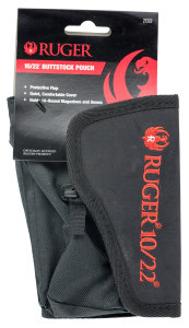 Allen Company Ruger Buttstock Cartridge Pouch in Black Cordura Nylon - 27222