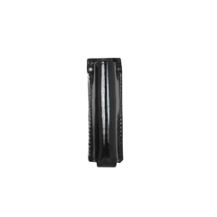 Boston Leather Stinger Light Pouch in Black Basket Weave - 54913