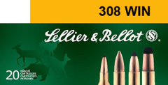Magtech Ammunition Hunting Soft Point Cut-Through Edge .308 Winchester/7.62 NATO SPCE (Soft Point Cut-through Edge), 150 Grain (20 Rounds) - SB308D