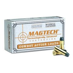 Magtech Ammunition Cowboy Action Cartridges  .44-40 Winchester Lead Flat Nose, 225 Grain (50 Rounds) - 4440B