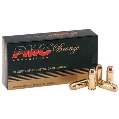 PMC Ammunition Bronze 9mm Full Metal Jacket, 124 Grain (50 Rounds) - 9G