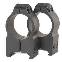 Warne 1" High Scope Rings w/Matte Black Finish 202M