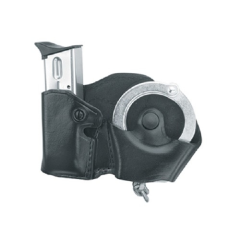 Gould & Goodrich Cuff Case/Magazine Case Combo Magazine/Handcuff Holder in Black - B821-1