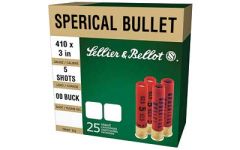 Sellier & Bellot Super Speed .410 Gauge (3") Buckshot Shot (25-Rounds) - SB410B