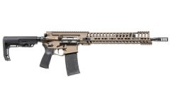 Patriot Ordnance Factory P-415 Edge, Semi-automatic Rifle, 223 Rem/556nato, 16.5" Barrel, Cerakote Burnt Bronze, 30rd, 14.5" Mlok Rail 01145