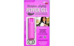 Sabre Campus Safety Pepper Spray, Gel, .54oz, Pink Hc-14-cpg-pk-us